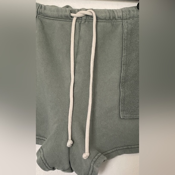 Aerie Sage Green Lounge Cotton Shorts Large - Picture 2 of 11